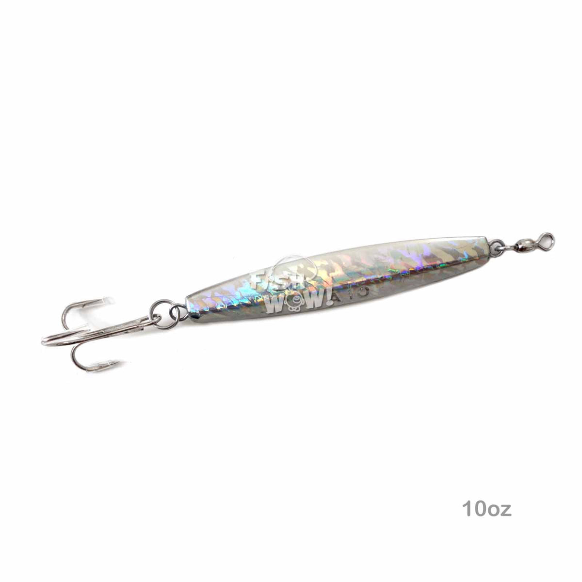 10pcs 10oz Fishing Diamond Jig with Treble Hook - Saltwater Lure