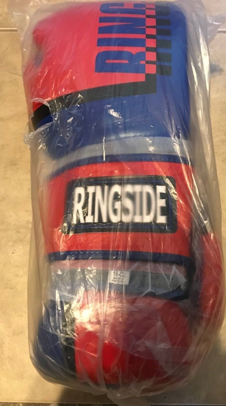 Boxing Sparring Gloves Pair 16 oz Blue & Black Protective Gear