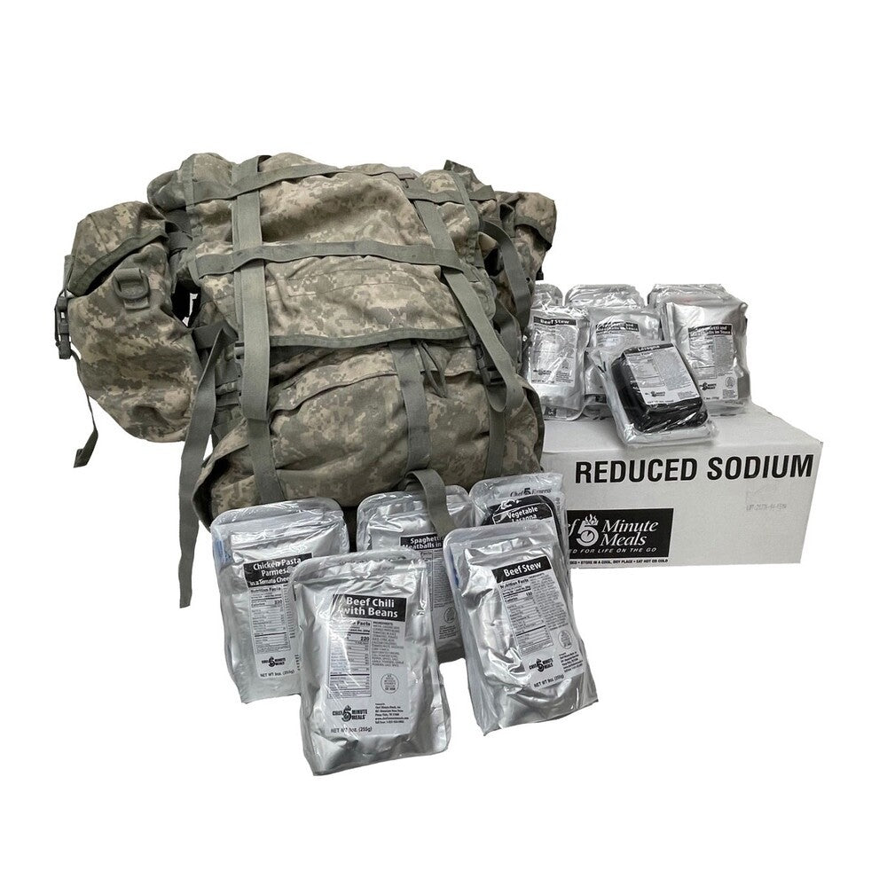 Military Rucksack with Frame ACU Digital MOLLE II - 4000 Cubic Inches