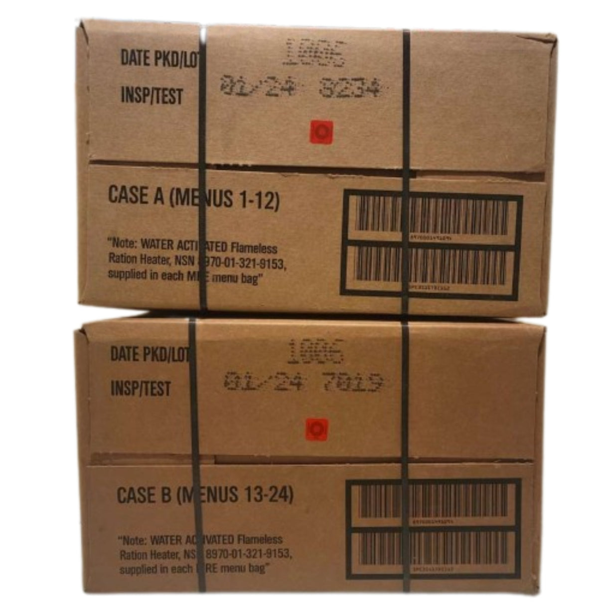 2024-2025 US Military MRE Meal Ready to Eat Assorted Menu Options