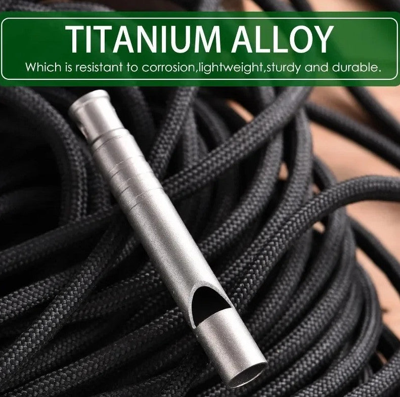Outdoor Emergency Survival Whistle Necklace 120dB Portable Safety Gear
