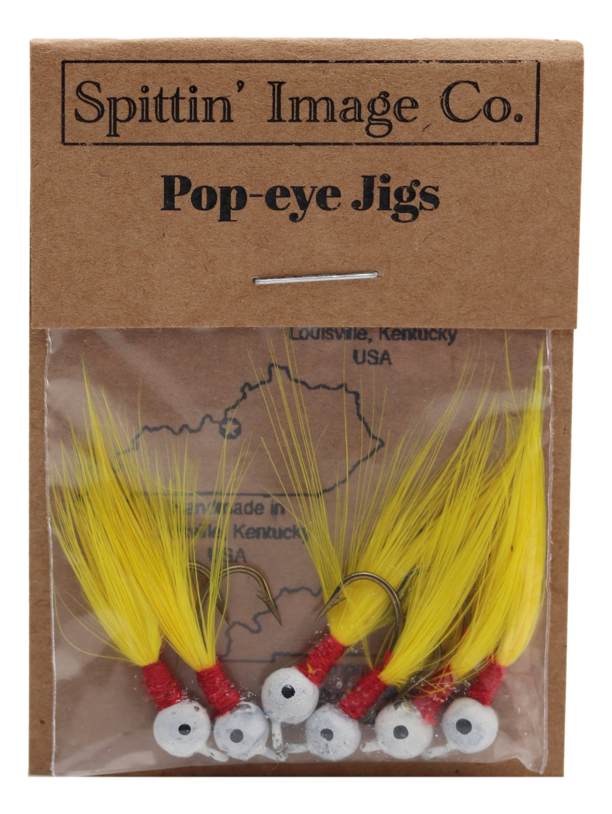 Artificial Fishing Jigs - 1/20 oz Flies with Hand Tied Feathers - 6 Pack