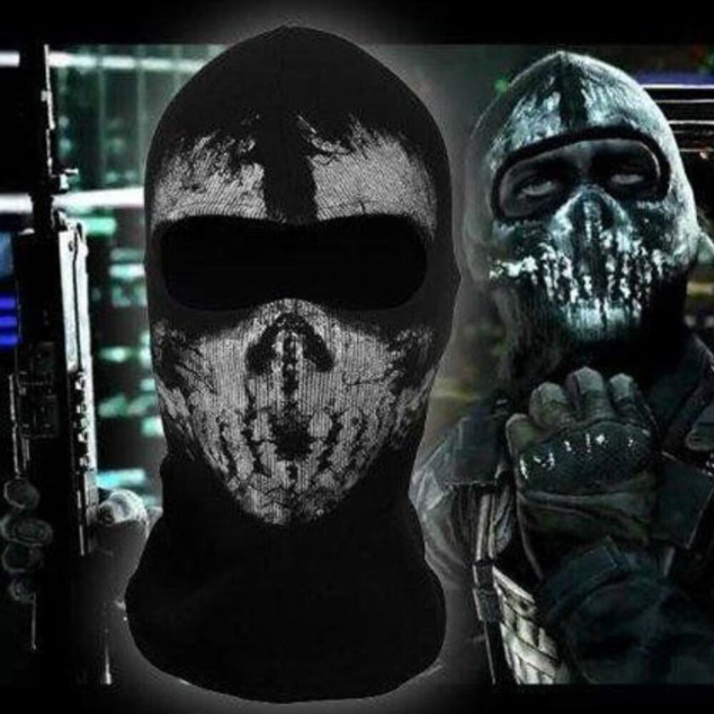 Full Face Mask for Skiing, Cycling & Outdoor Activities - Warm Fleece Skull Mask