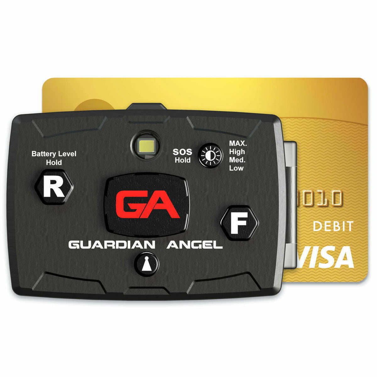 Wearable Safety Light with Long Range Visibility and Rechargeable Battery
