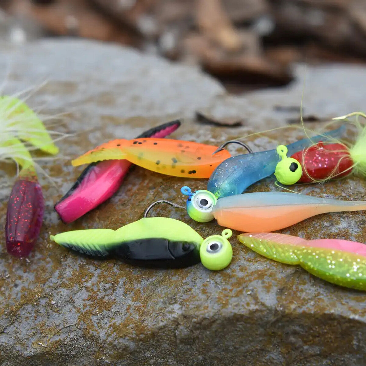 Neon Moon Eye Jig 3/8 oz. Fishing Lure - Multi-Color Pack