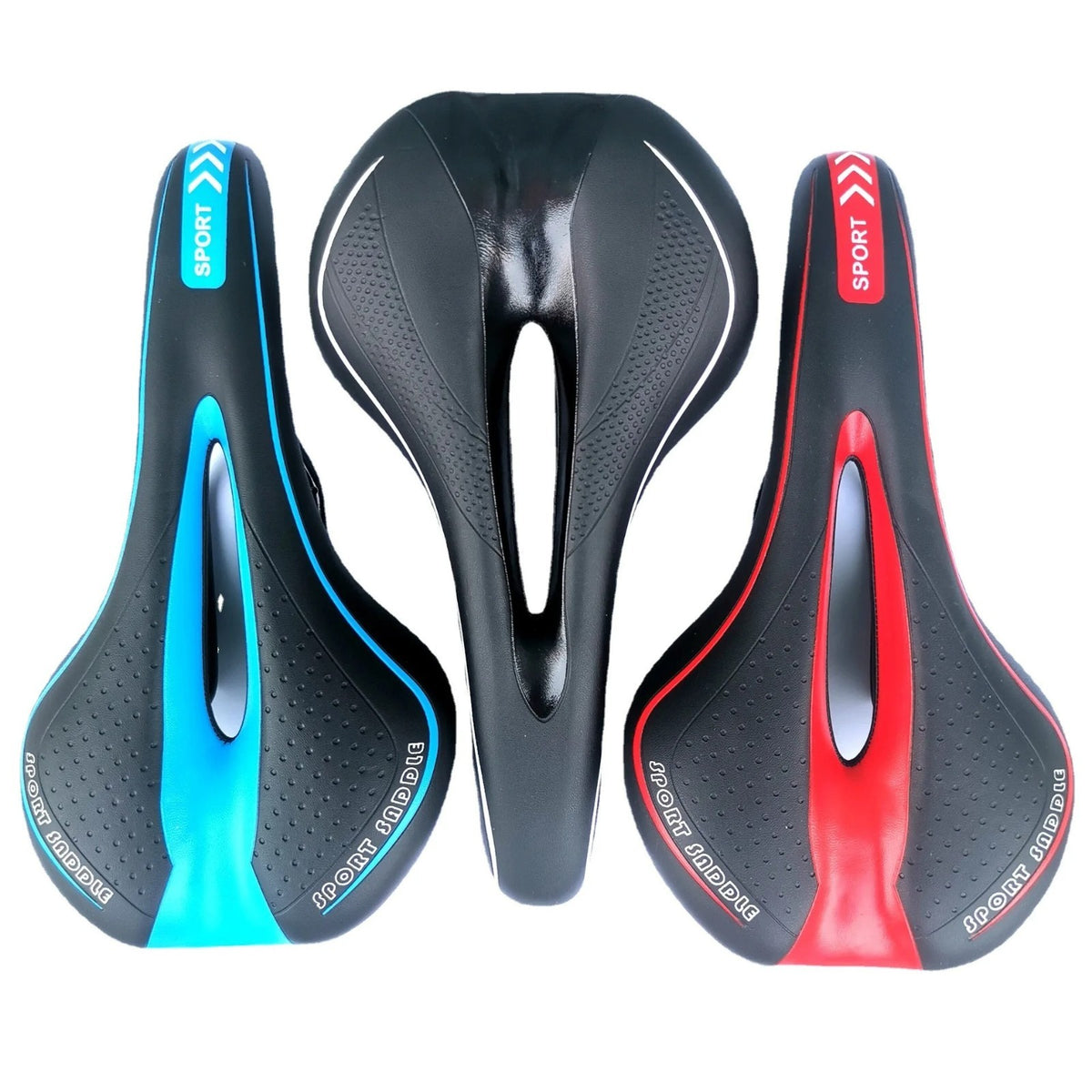 Soft Gel Bicycle Saddle Seat - Padded Mountain & Road Bike Cushion