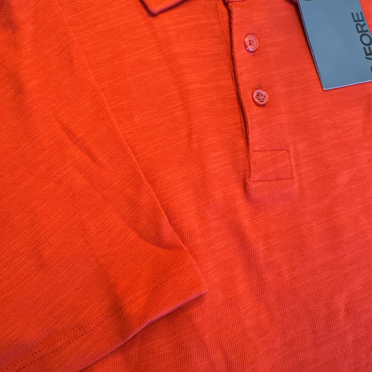 Men's XL Poppy Red Golf Polo Shirt - Breathable Cotton, Classic Fit