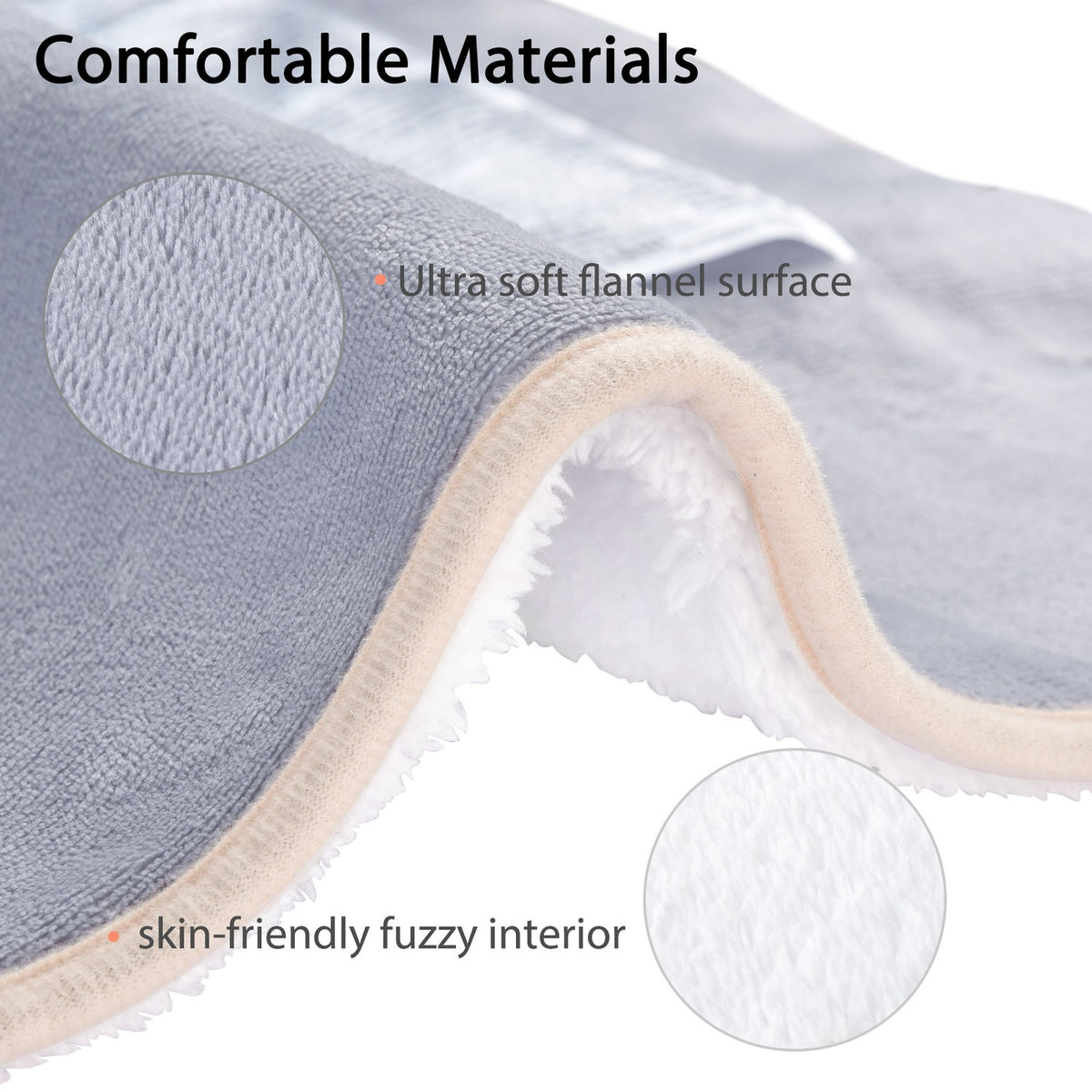 Electric Heated Foot Warmer Blanket with Auto Shut Off - Large Unisex Heating Pad