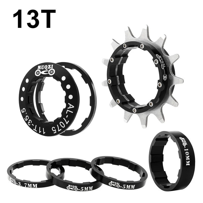 Single Speed Bicycle Cassette Cog 12T-22T Upgrade Kit for MTB & Road Bikes