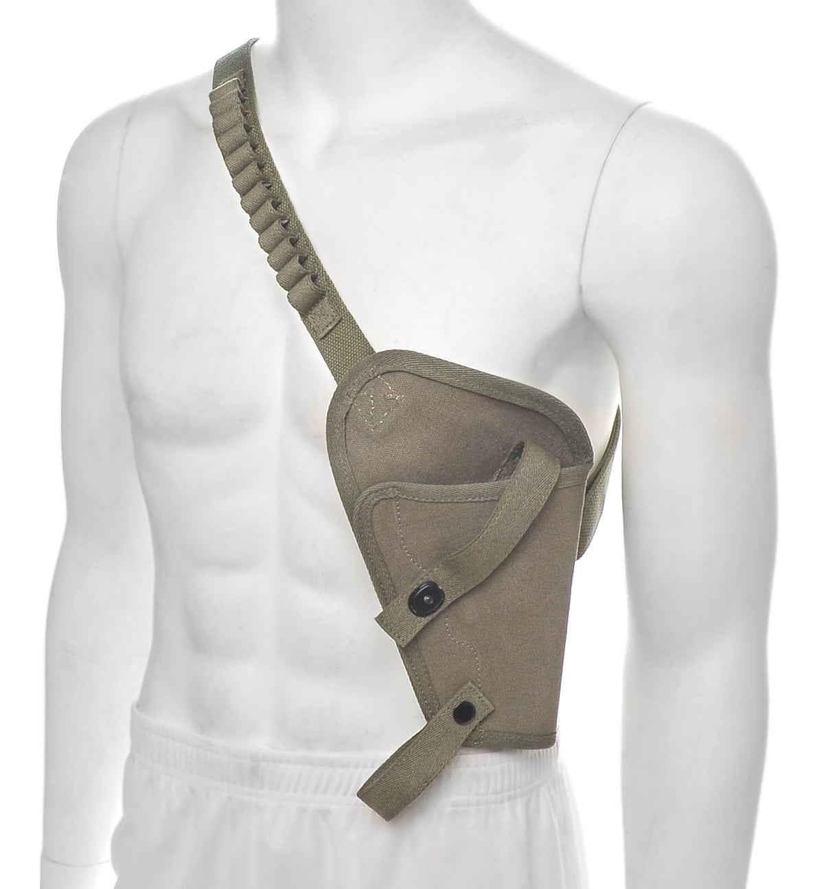Canvas Shoulder Holster for Taurus Judge 2.5-Inch Cylinder - Rugged Gun Holster
