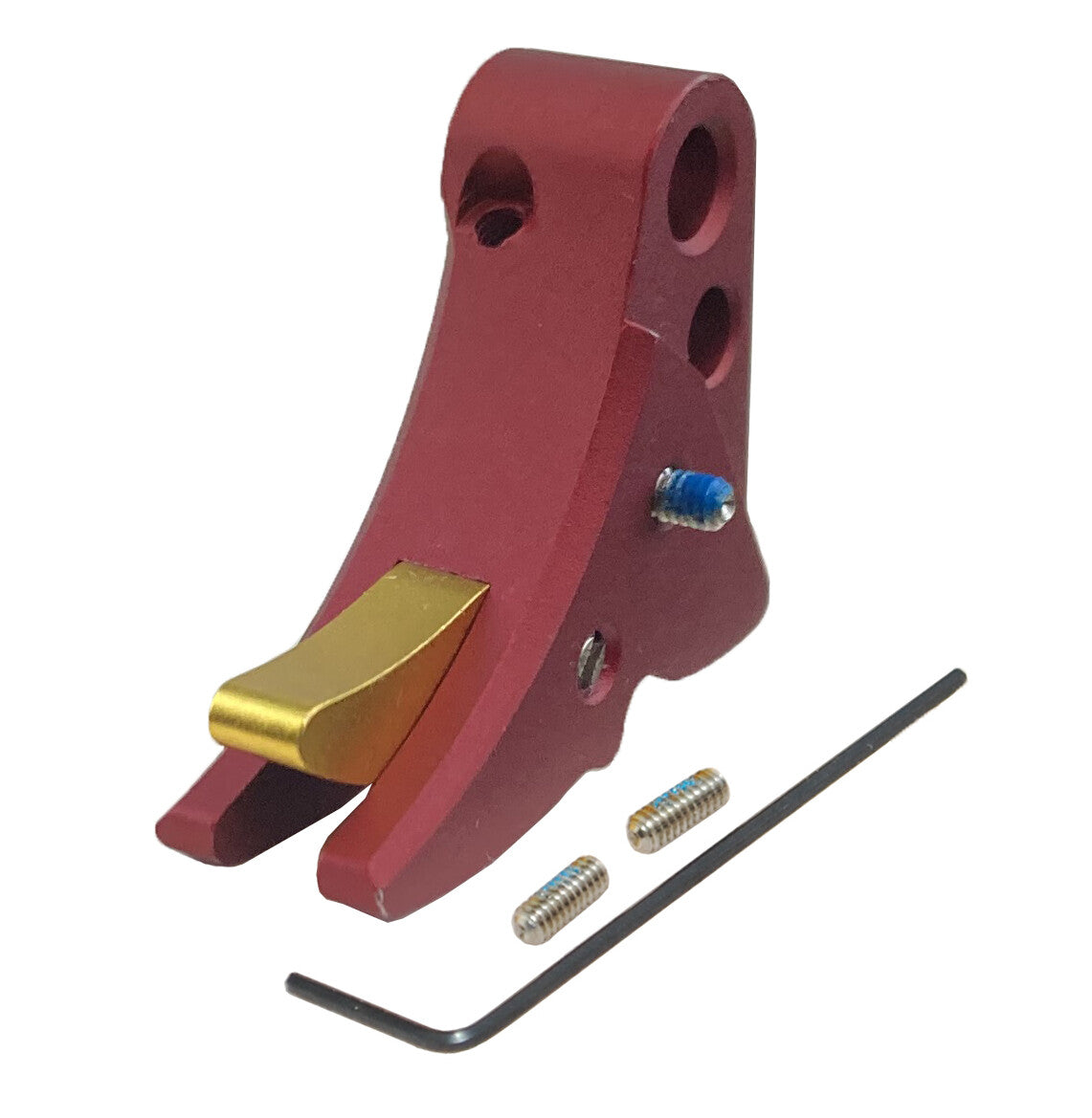 Anodized Aluminum Trigger Shoe with Safety for Gen 1-3 - Multiple Colors