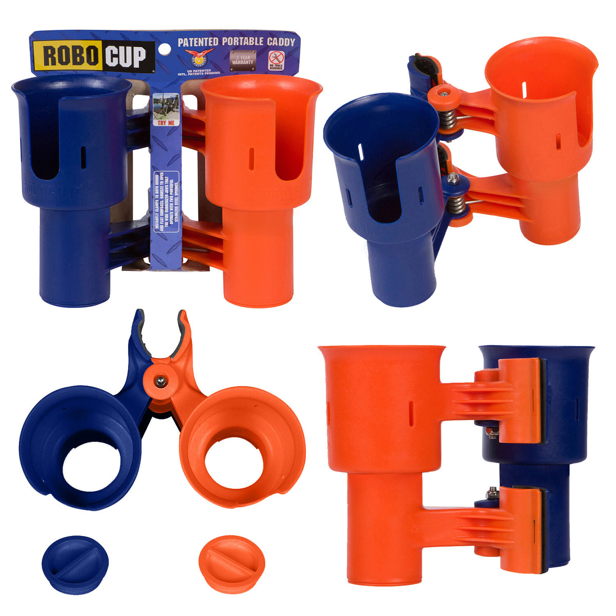 Multi-Color RoboCup Bundle with Holster and Plus - Durable Portable Clamping Tool