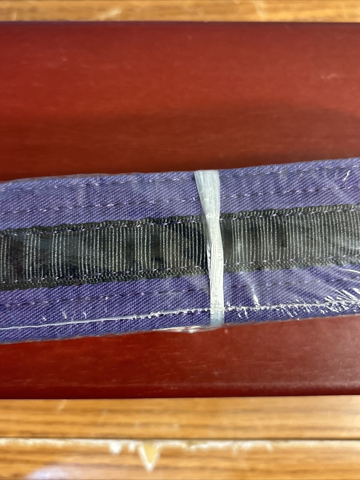 Martial Arts Double Wrap Striped Belt - Karate & Taekwondo Wide Belt Size 3