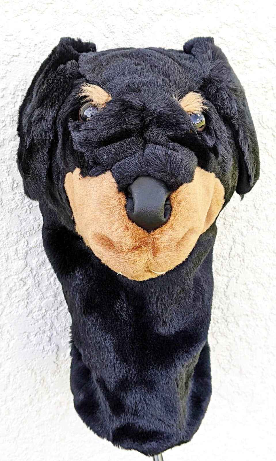 Rottweiler Golf Headcover for Drivers Up to 460cc - Easy On Off, Great Gift