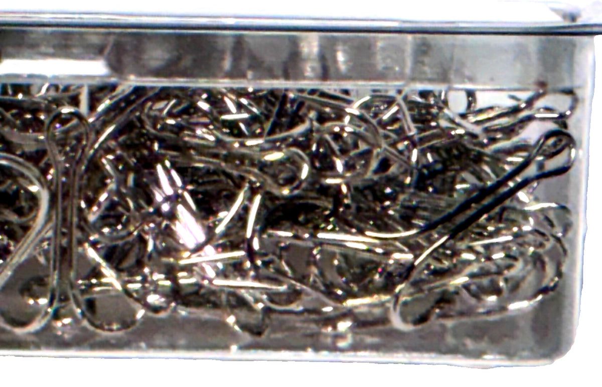 Double Fishing Hooks Size 6 Nickel 100 Pack - Durable & Sharp Tackle