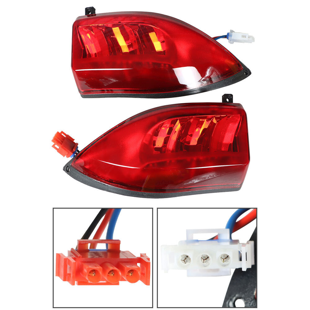 Full LED Headlight Tail Light Kit for Club Car Precedent Golf Cart 2004-2008