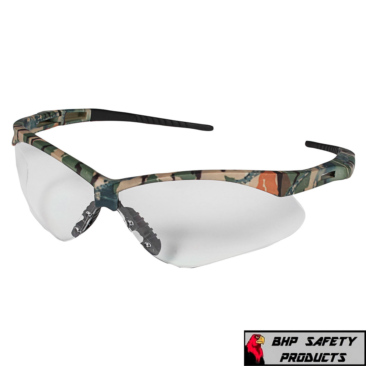 Safety Glasses Sport Protective Eyewear with UVA/UVB/UVC Protection, Wraparound Design, Removable Neck Cord