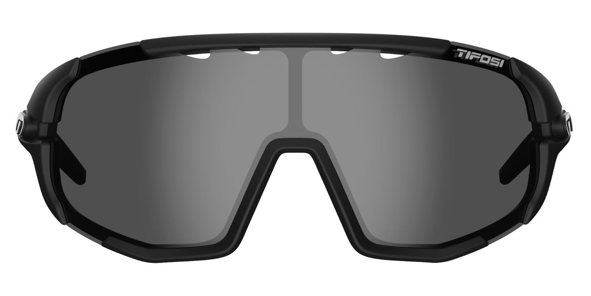 Tifosi Sledge Oversized Sports Sunglasses with Vented Lenses - Matte Black