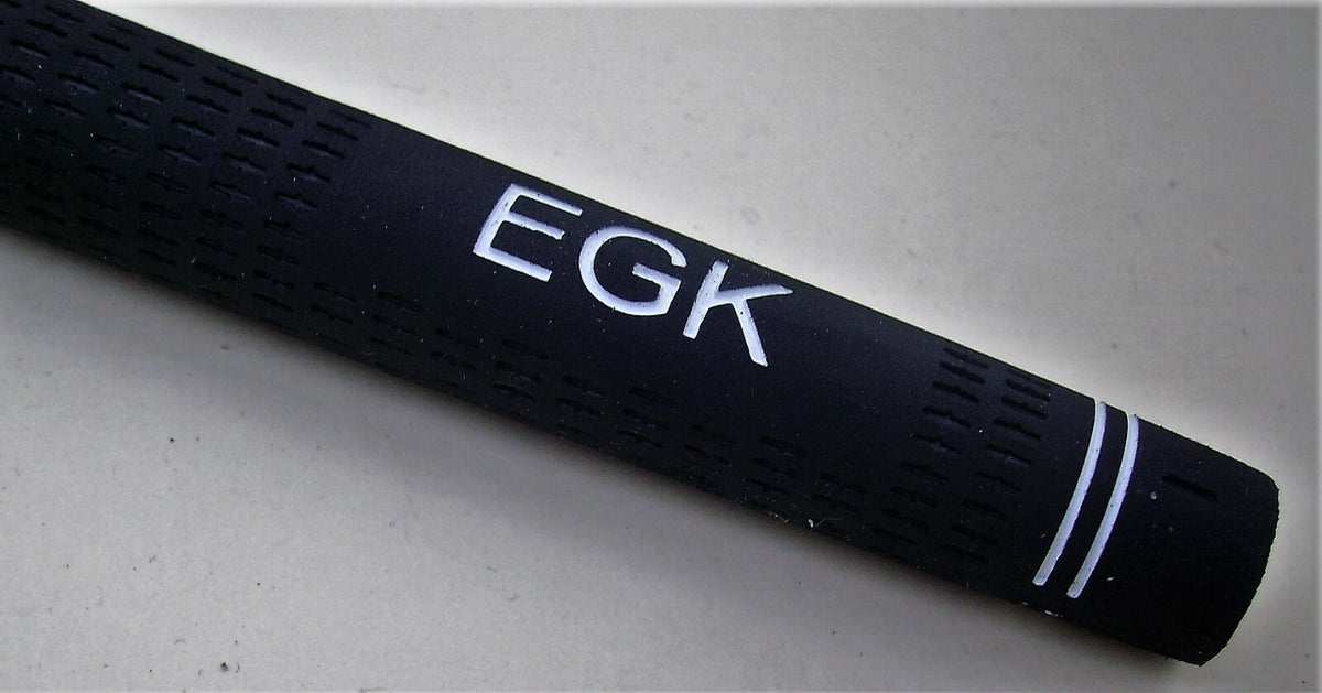 EGK Volt Black Golf Grips 5 Pack Standard .600 Core Rubber Traction