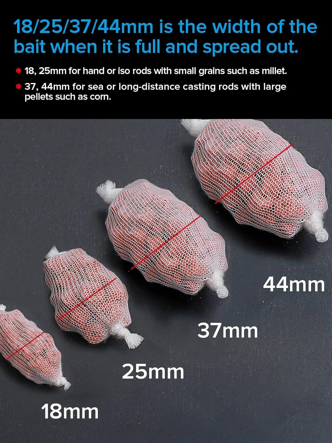 PVA Mesh Kit Set for Carp Fishing with Scissors & Funnel - 5m & 15m Variants