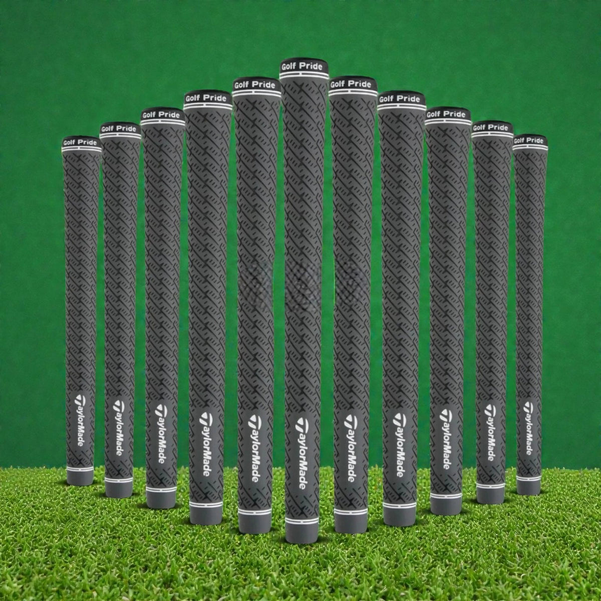 Golf Grip Set of 5-8 Pairs TaylorMade Z-Grip Standard Golf Club Grips Gray Black