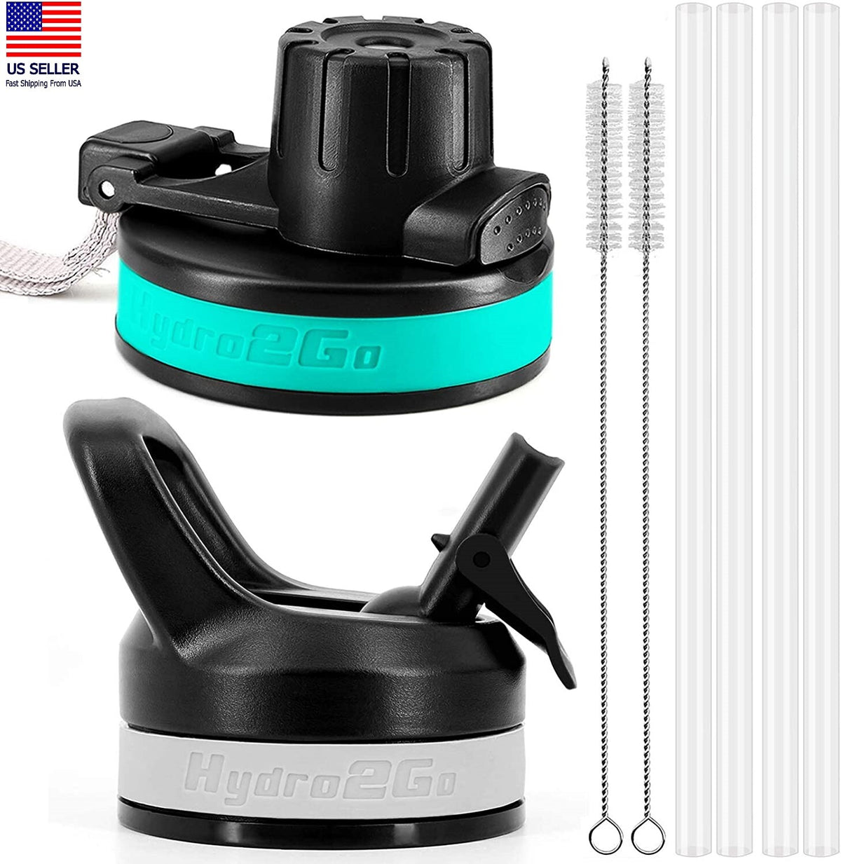 Auto Flip Chug Lid Replacement for Wide Mouth Insulated Water Bottles