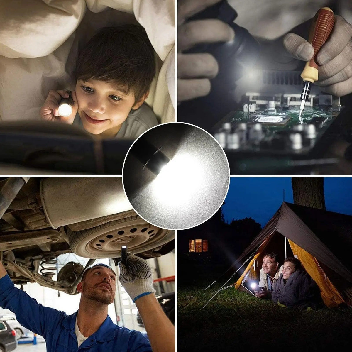 LED Upgrade Bulb for MAGLITE Flashlights - Bright Drop-In Replacement, BA9S Base