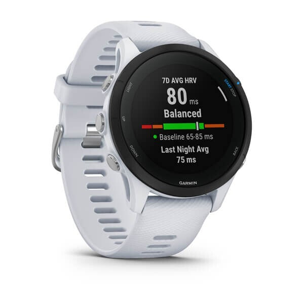 GPS Running Watch with Music & Heart Rate Monitoring - White
