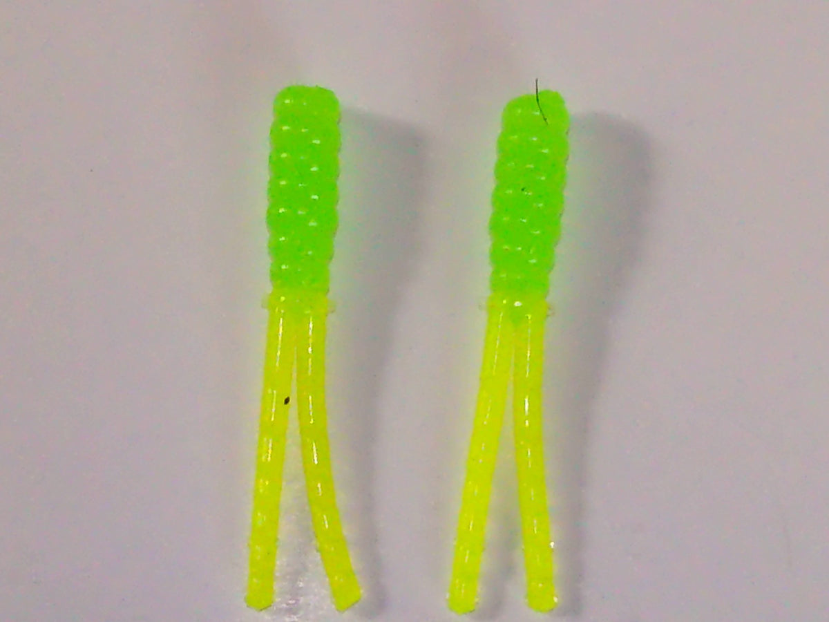 Soft Plastic Fishing Lures Set - 75-2 Inch Crappie Spin Grubs Multiple Colors