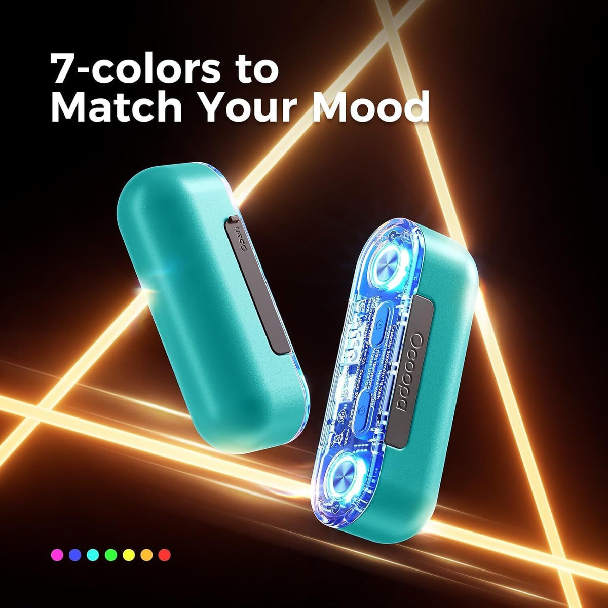Rechargeable Hand Warmer with Power Bank 16H Heat and RGB Lights for Gaming & Outdoors