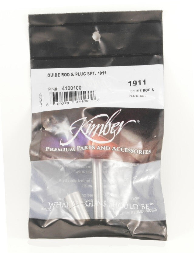 Full Size Stainless Steel Guide Rod & Plug Set for 1911 Pistols - Kimber OEM