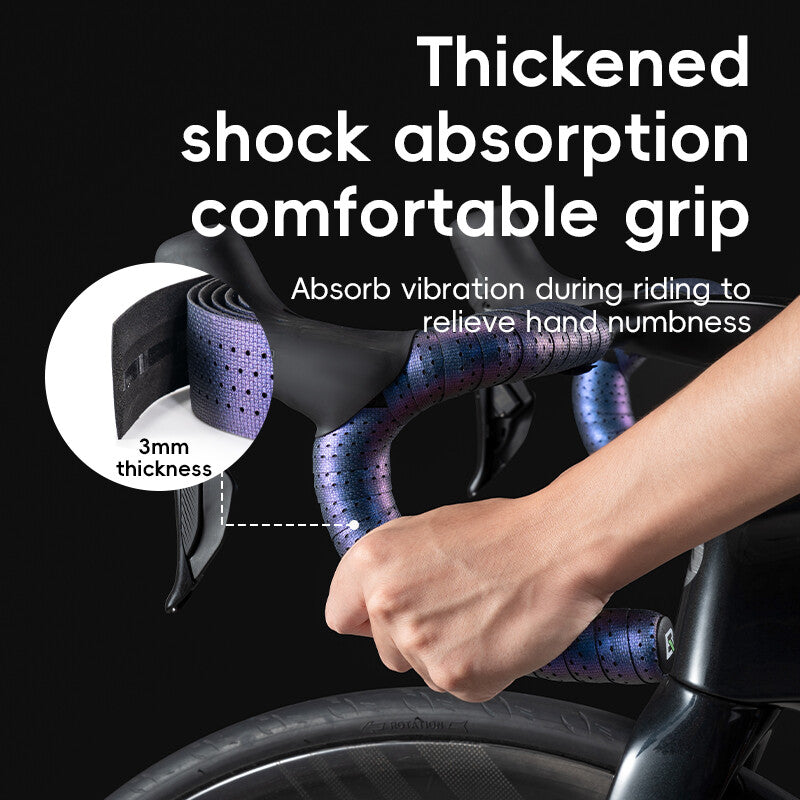 Bike Handlebar Tape Soft EVA Grip Wraps 2 Rolls Non-Slip Shock Absorbing