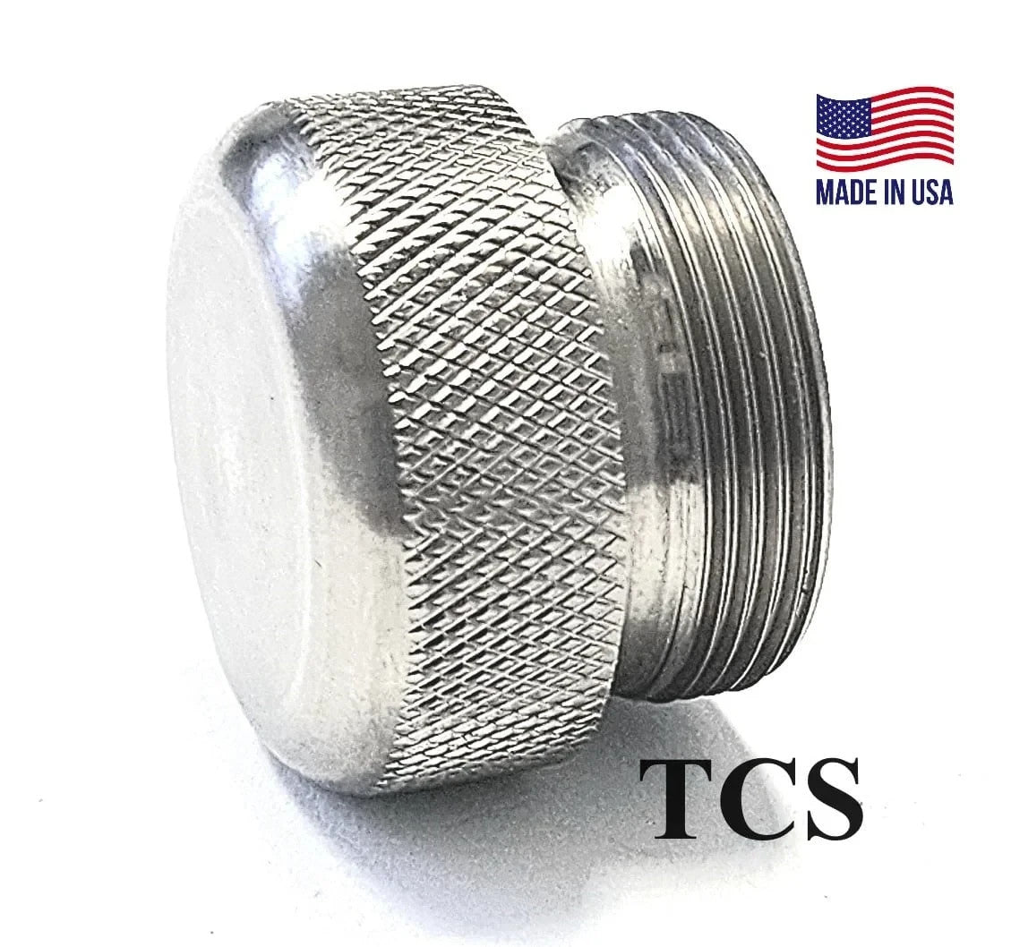 D and C Cell End Caps - Aluminum & Titanium Flashlight Parts