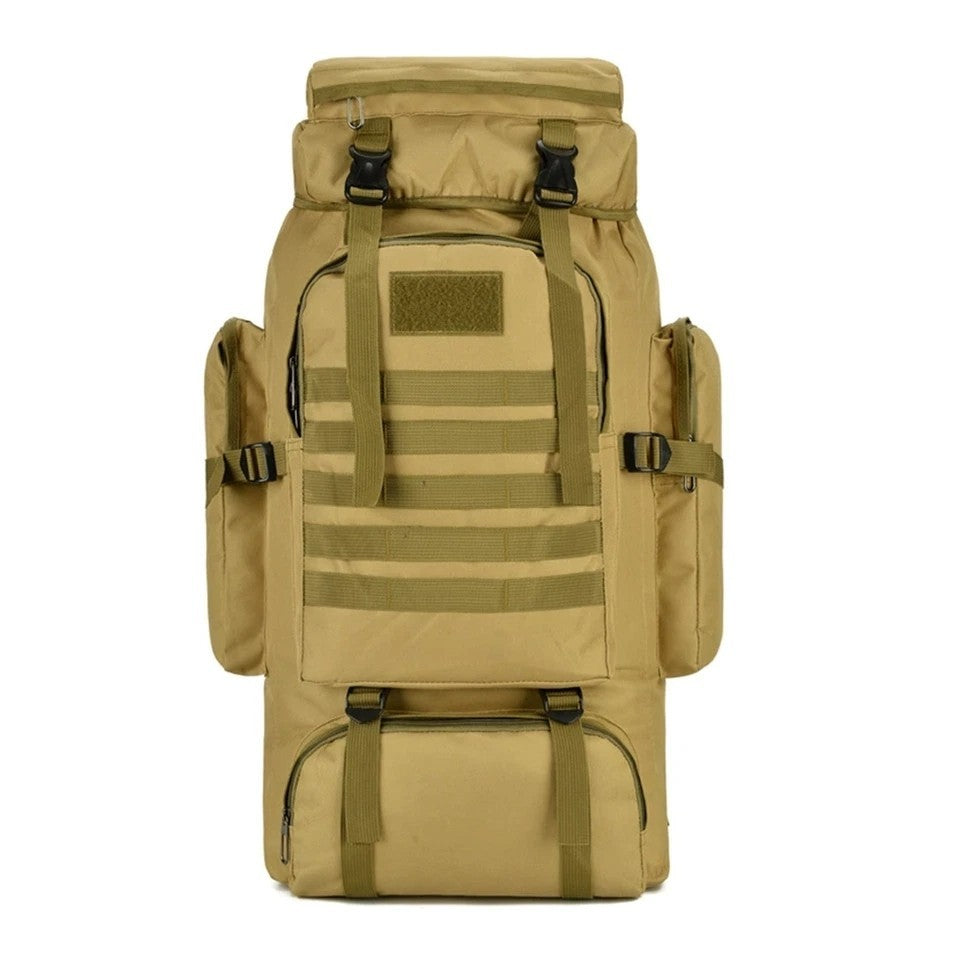 High-Capacity Outdoor Tactical Hiking Backpack Waterproof Camping Rucksack