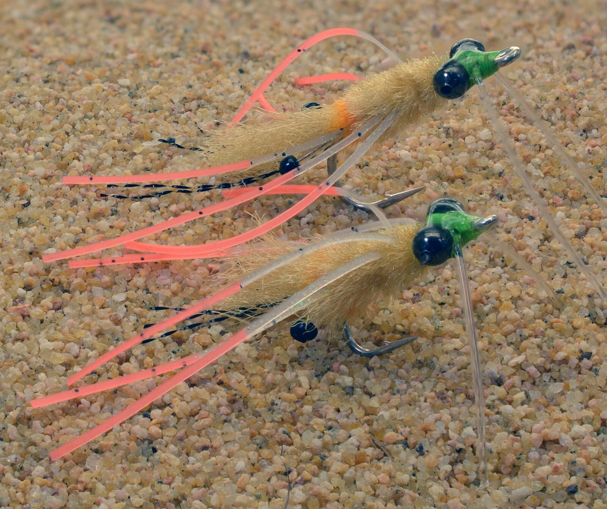 Saltwater Fly Fishing Hooks - Mustad Duratin Mantis Shrimp Pattern, Assorted Sizes