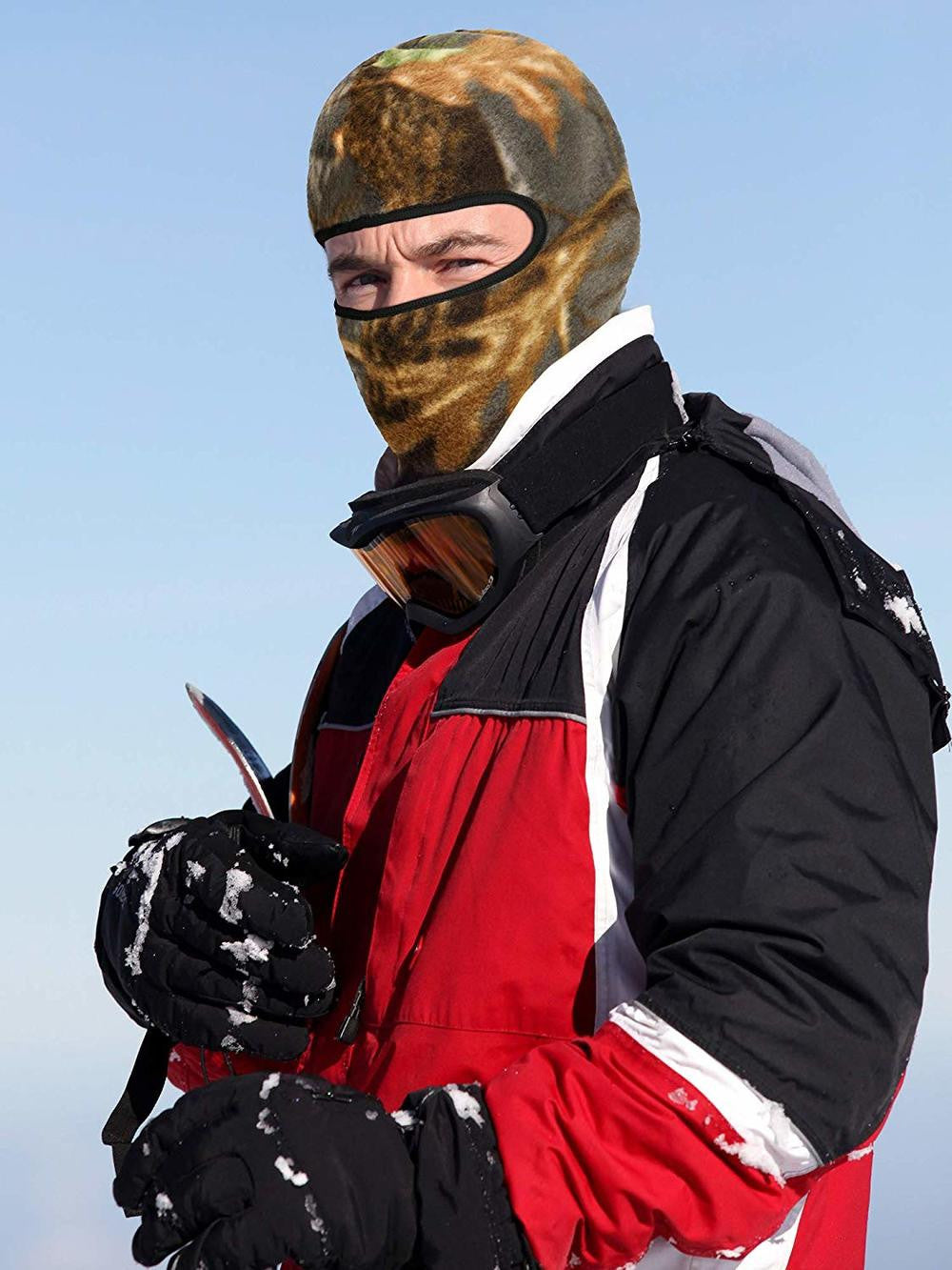 Full Face Mask Winter Balaclava Sun Mask Neck Gaiter Windproof Ski Mask for Outdoor Sports