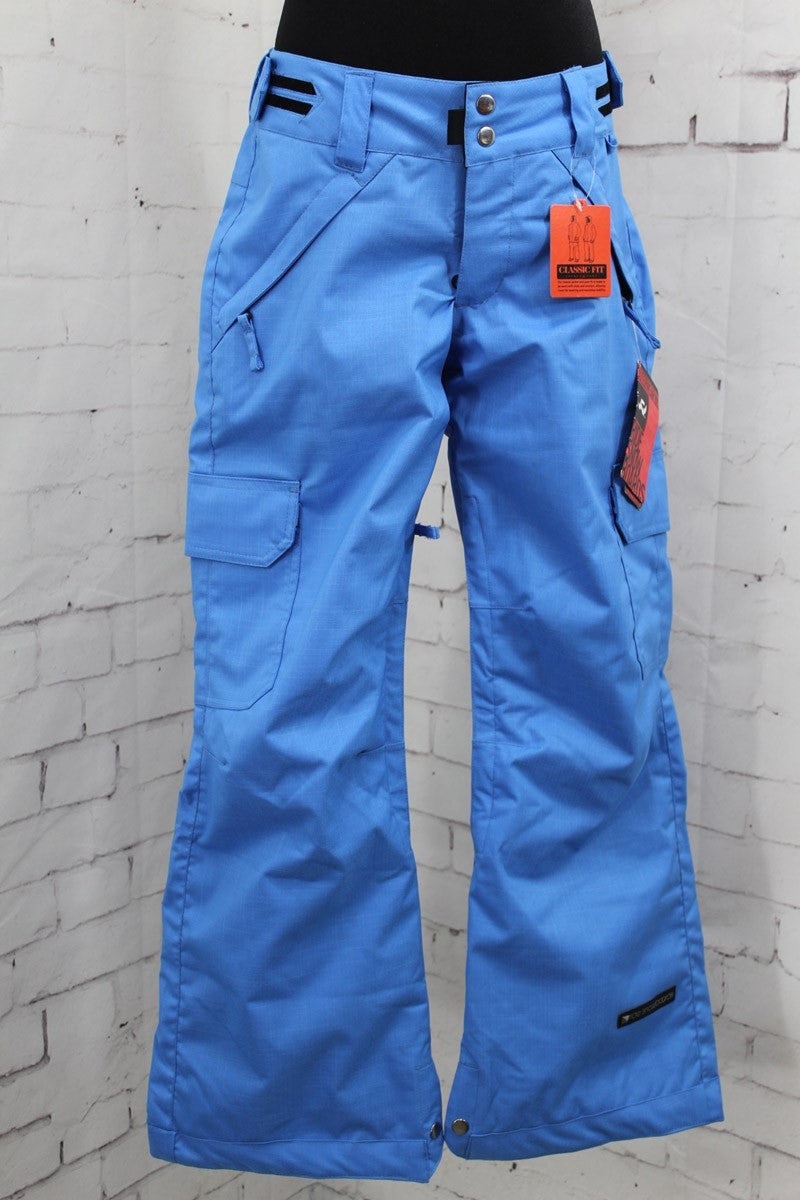 Women's Insulated Snowboard Pants with Waterproof Breathable Fabric - Periwinkle XS