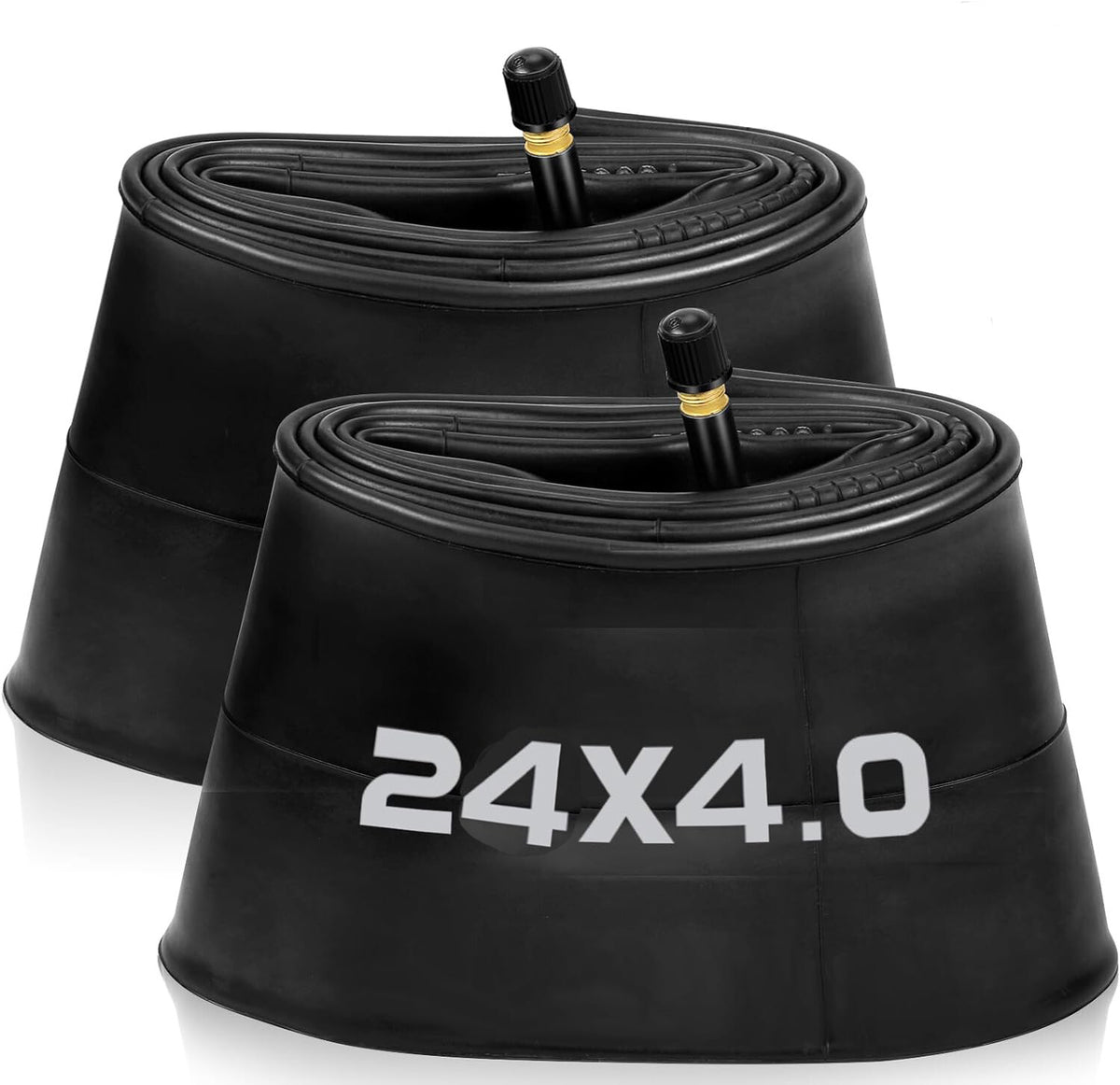 Fat Tire Bike Inner Tubes 20x3/20x4/24x4/26x4 with Schrader Valve - Durable & Versatile