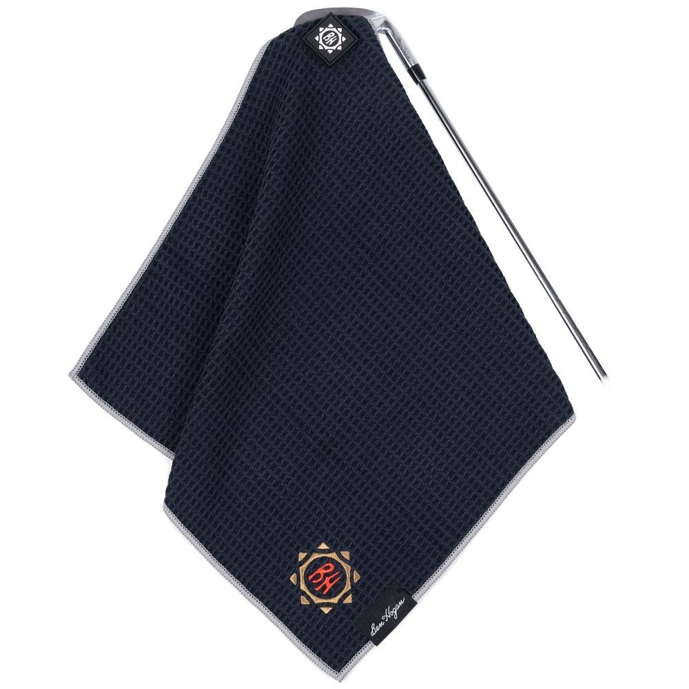 Magnetic Waffle Golf Towel - High-Absorbency Microfiber, Magnetic Tab, 18x18 inches