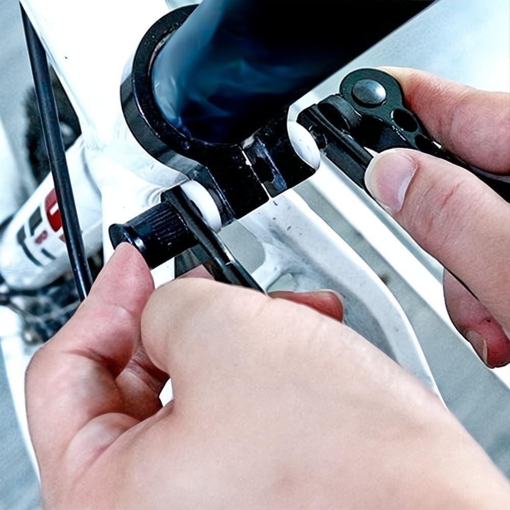 Bike Seat Post Quick Release Clamp - Aluminum Bicycle Saddle Mount