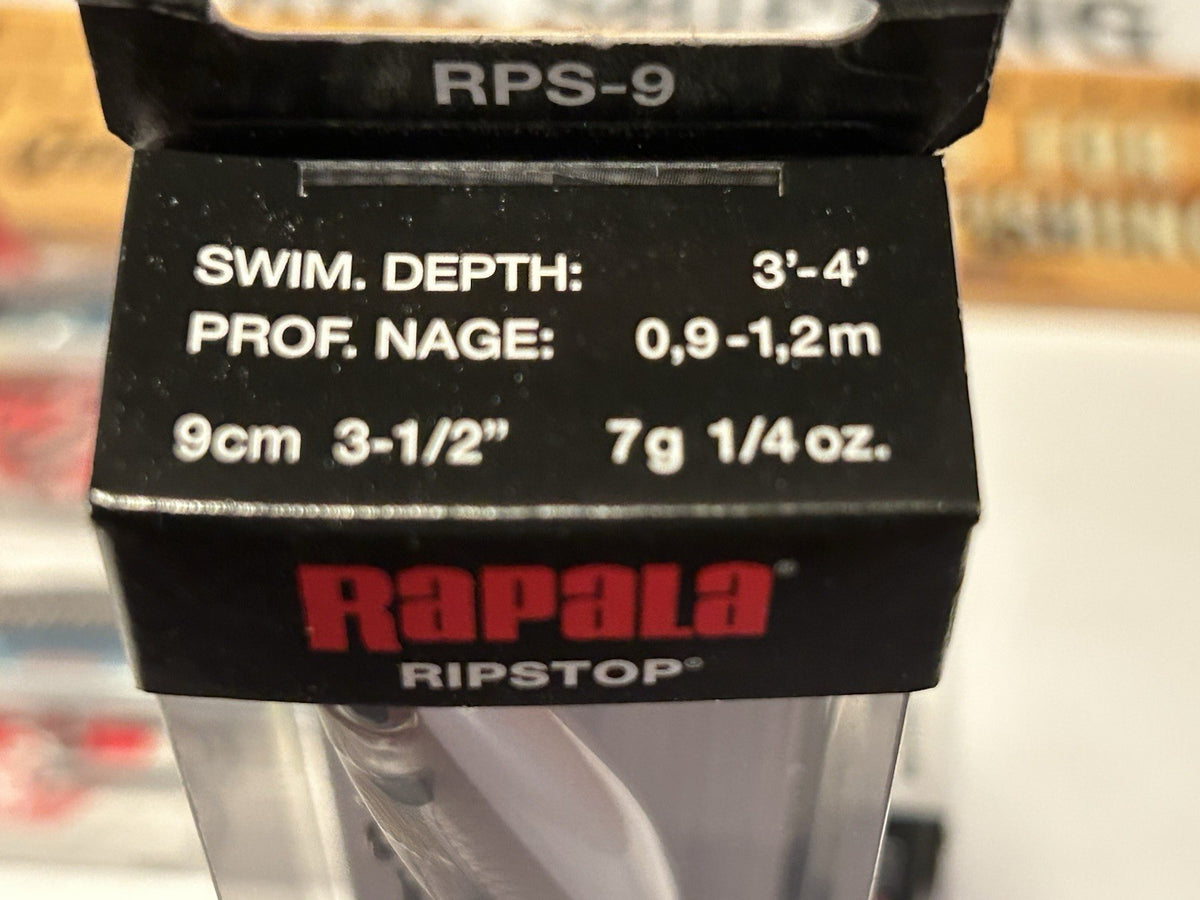 3-Pack Albino Shiner Rapala Ripstop Minnow Suspending Lures RPS-9