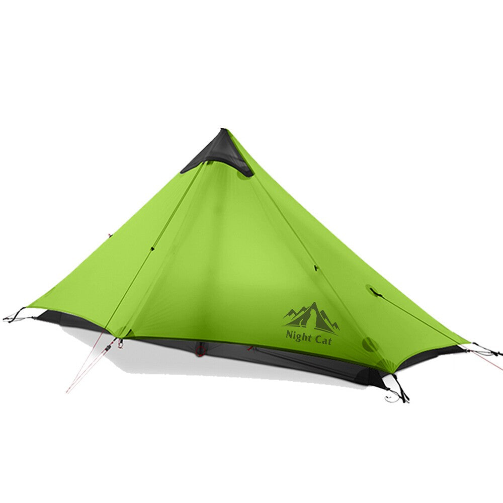 6-Person Camping Tent with Rainfly Mesh Windows Large Door Ground Stakes
