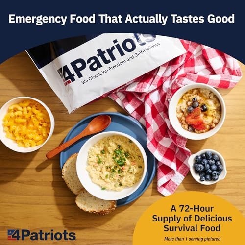 72-Hour Emergency Survival Food Kit with 25-Year Shelf Life, 20 Servings