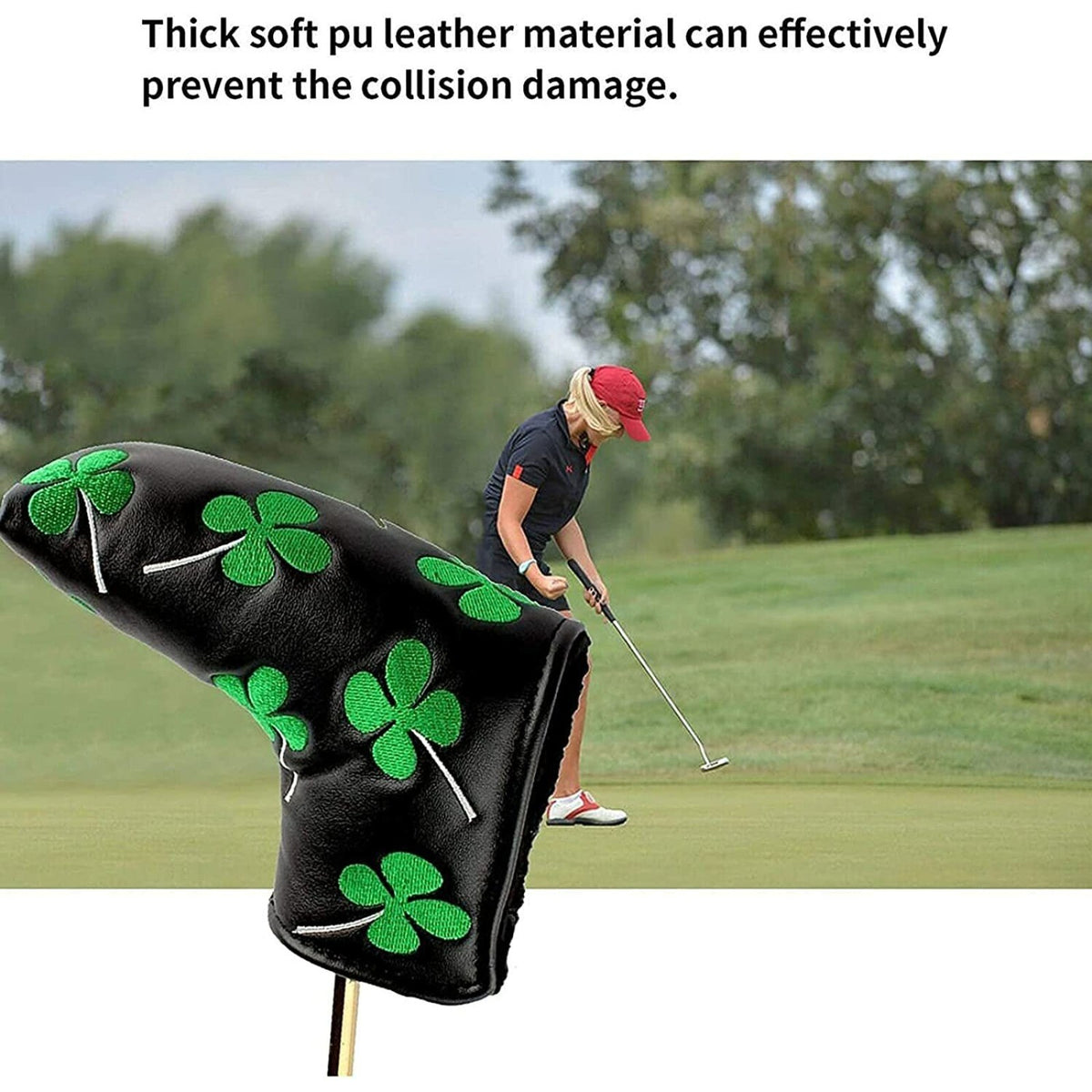 Golf Putter Head Cover Blade Style Fits All Clubs - Multiple Variants