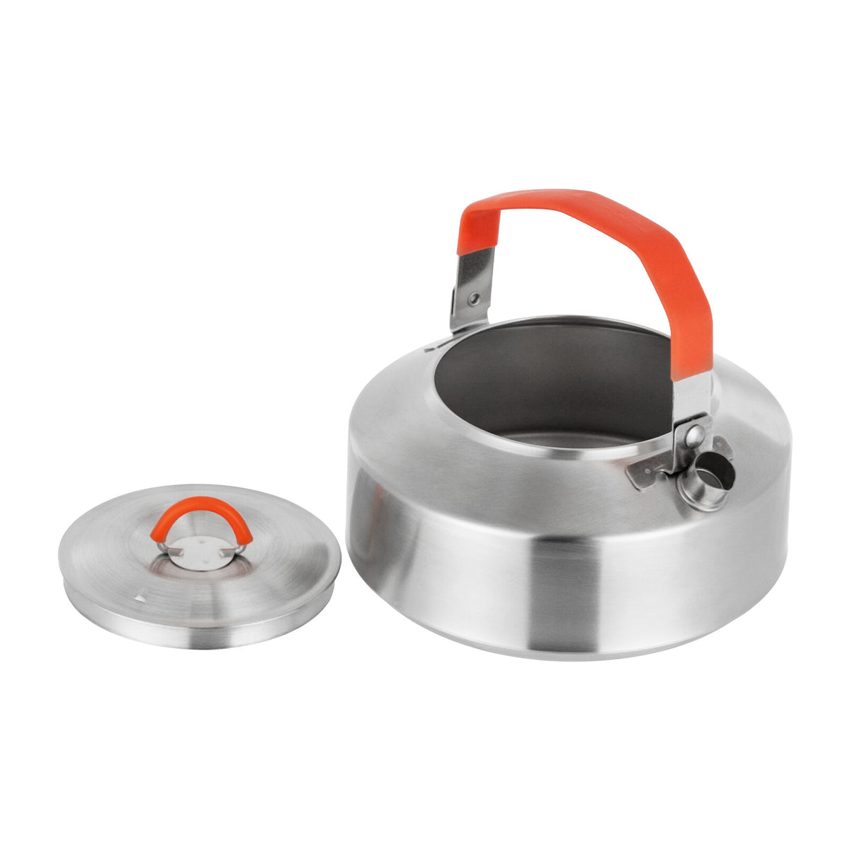 Stainless Steel Camping Kettle — Portable Bushcraft Coffee & Water Boiler