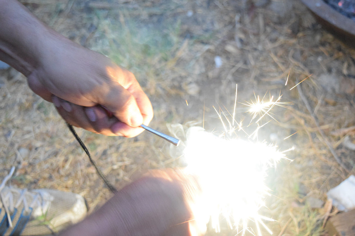 Bushcraft Ferrocerium Firesteel Rod 6 Inch - Mischmetal Spark Maker for Camping
