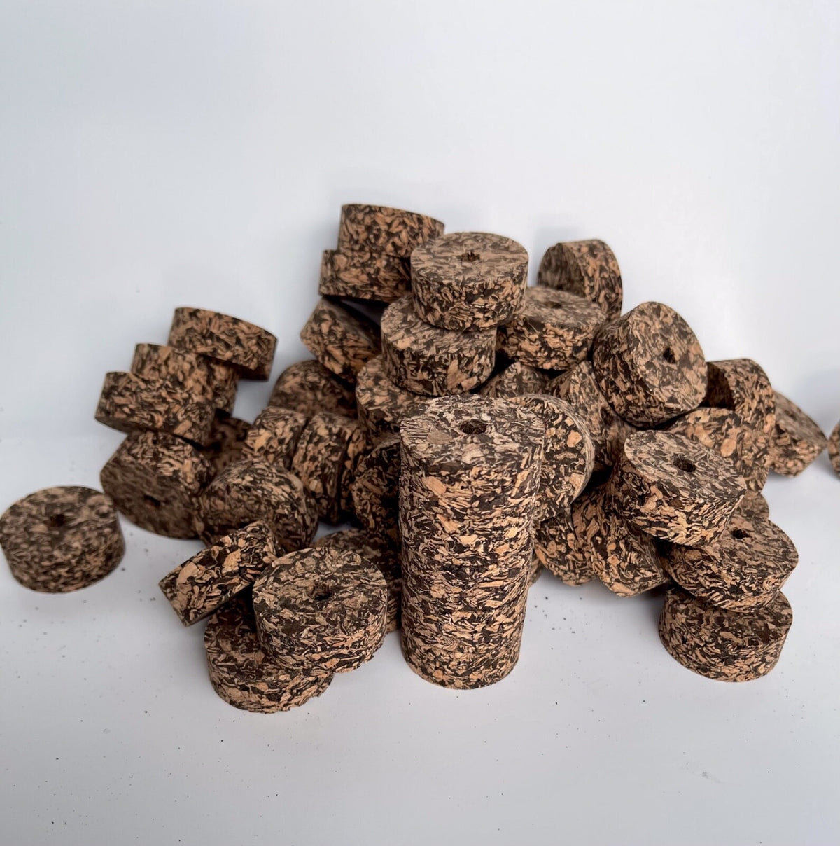 Cork Rings for Custom Rod Building - 36 Cactus Burl Rings 1 1/4" x 1/2"