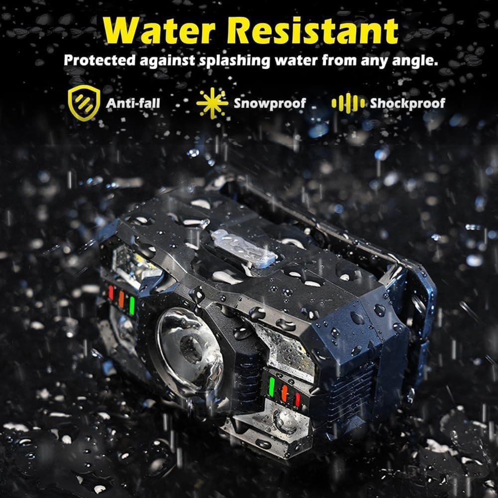 Rechargeable LED Headlamp with Red Light for Running Hunting and Outdoor Activities
