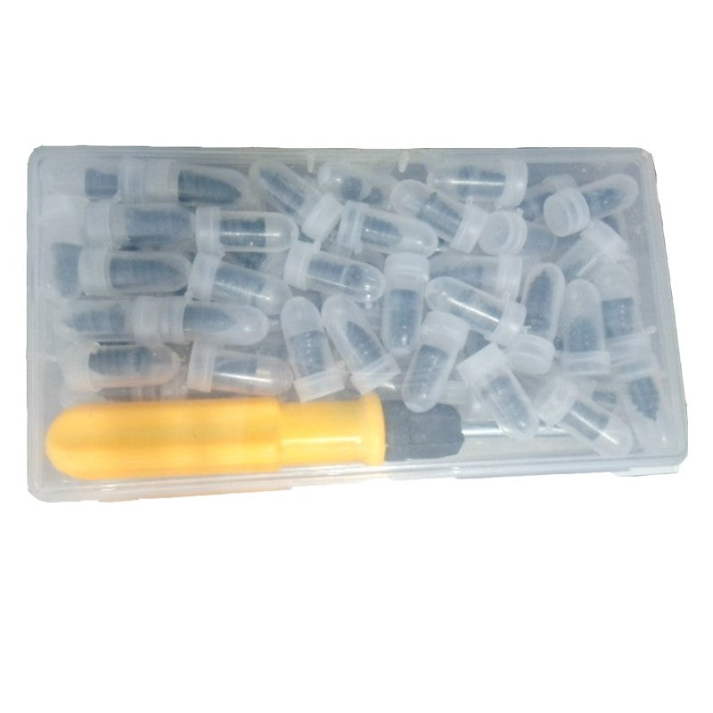 Tire Repair Kit 100 Rubber Nails for Puncture Fixing - No Tire Removal