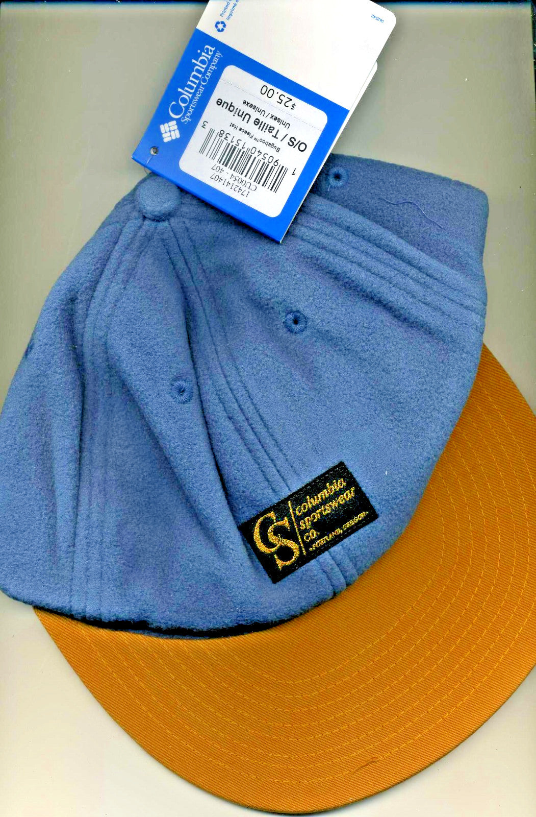 Columbia Bugaboo Fleece Hat - Blue Heron and Canyon Gold One Size